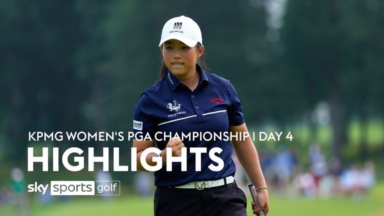 Aspectos destacados de la cuarta ronda del Campeonato PGA femenino de KPMG, donde Ruoning Yin obtuvo su primer major.