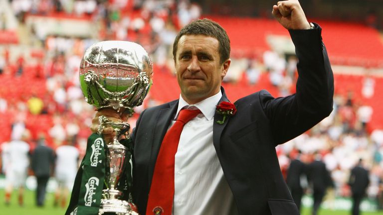 Liam Daish during the FA Trophy Final between Ebbsfleet United and Torquay United at Wembley Stadium on  May 10, 2008 in London, England.