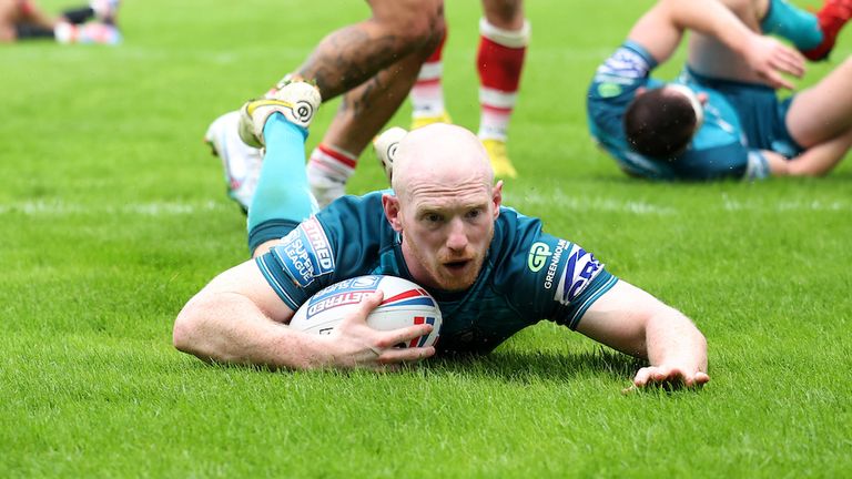 Liam Farrell went over for Wigan as they extended their lead 