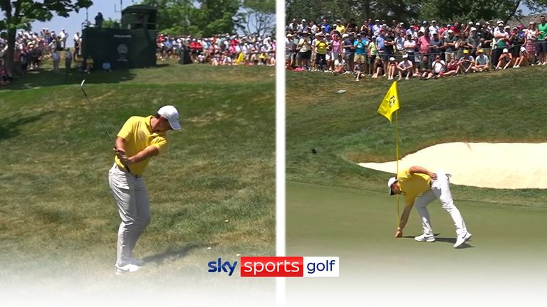 That is a sensational chip in!&#39; | Rory McIlroy delights the crowd with a birdie