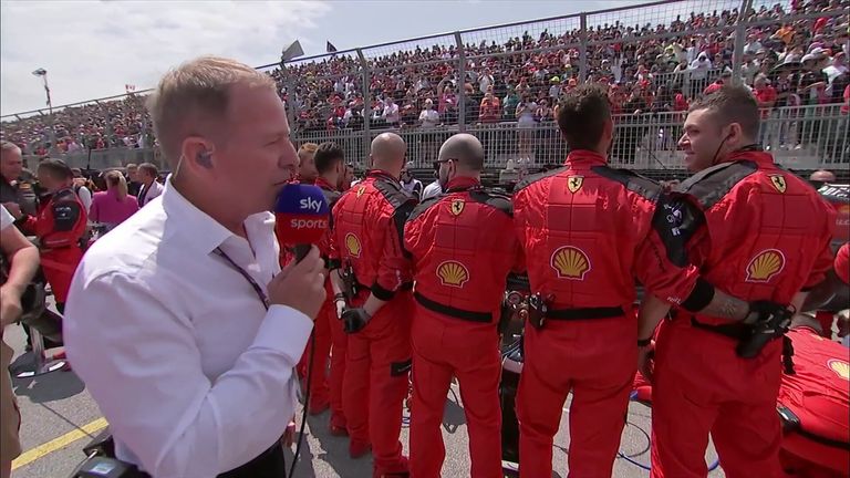 Ferrari made life as difficult as possible for Martin Brundle as he tried to investigate whether there were any problems with Charles Leclerc&#39;s car!