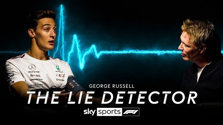 Mercedes driver George Russell took the lie detector test - and you might be surprised by some of the results!
