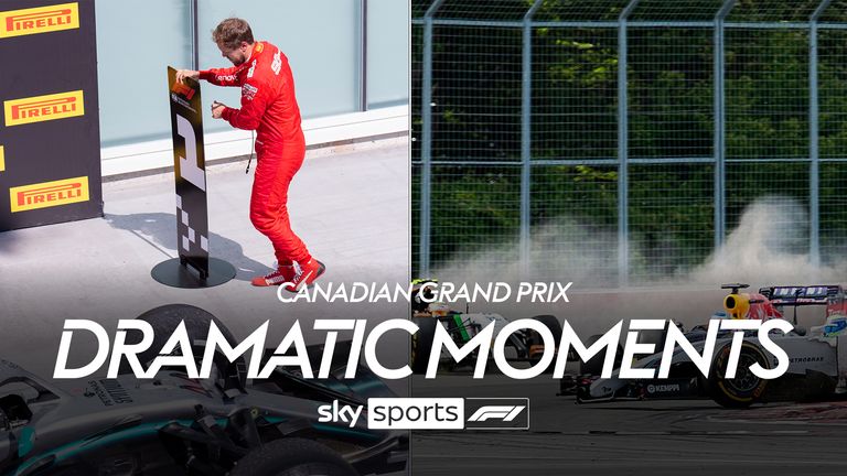 Take a look back at some of the most dramatic moments that happened at the Canadian Grand Prix.