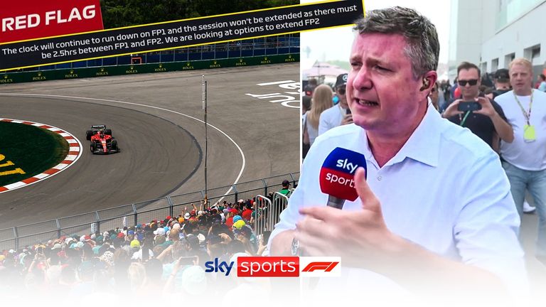 Sky F1&#39;s David Croft outlines why first practice at the Canadian Grand Prix had to be abandoned due to CCTV issues at the venue.