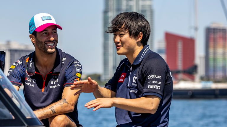 What is it like working with Daniel Ricciardo and Yuki Tsunoda? | Video ...