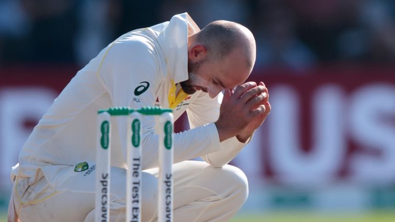 Nathan Lyon, The Ashes, Headingley 2019 (Associated Press)