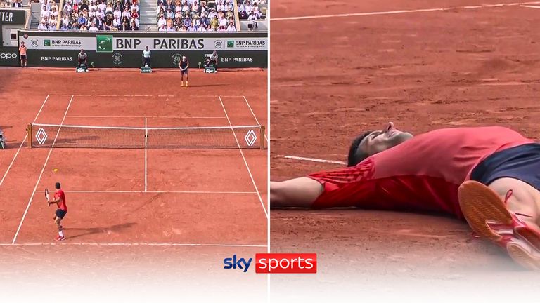 Novak Djokovic wins the French Open