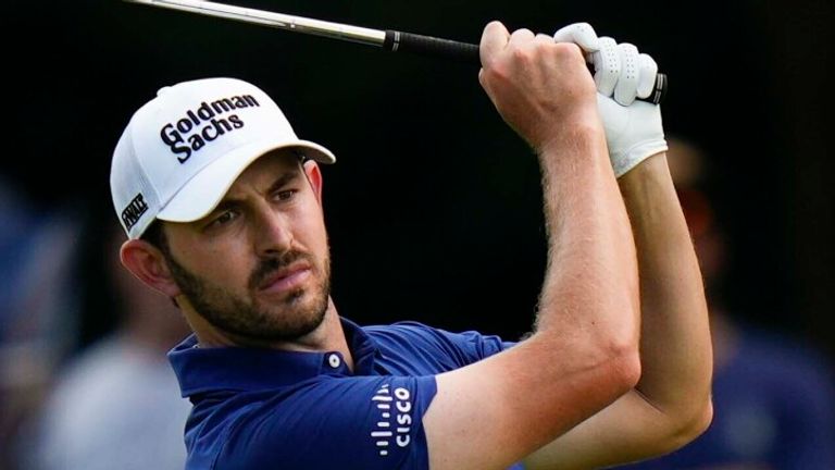 Patrick Cantlay hits from the fourth fairway during the final round of the Travelers Championship golf tournament at TPC River Highlands, Sunday, June 25, 2023, in Cromwell, Conn. (AP Photo/Frank Franklin II)