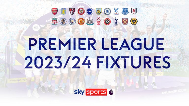 Premier League fixtures announced on 15 June at 9am