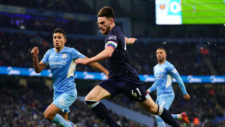 Rodri and Declan Rice could be Man City team-mates next season