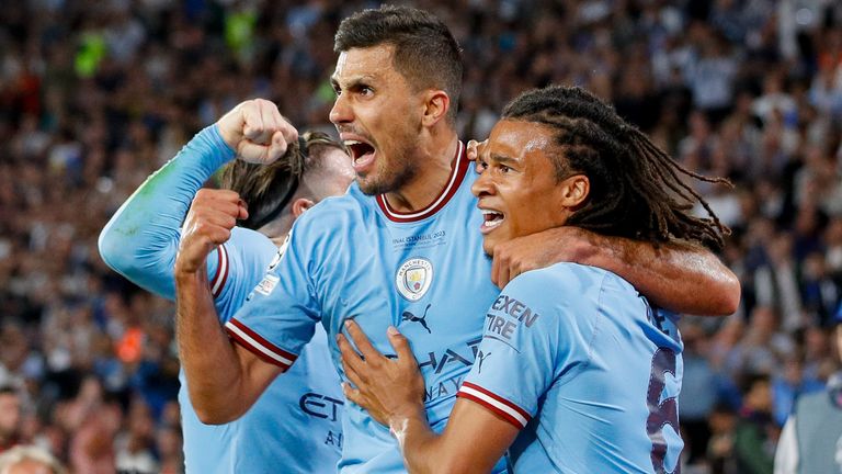 Rodri scored the only goal as Man City beat Inter Milan to win the Champions League