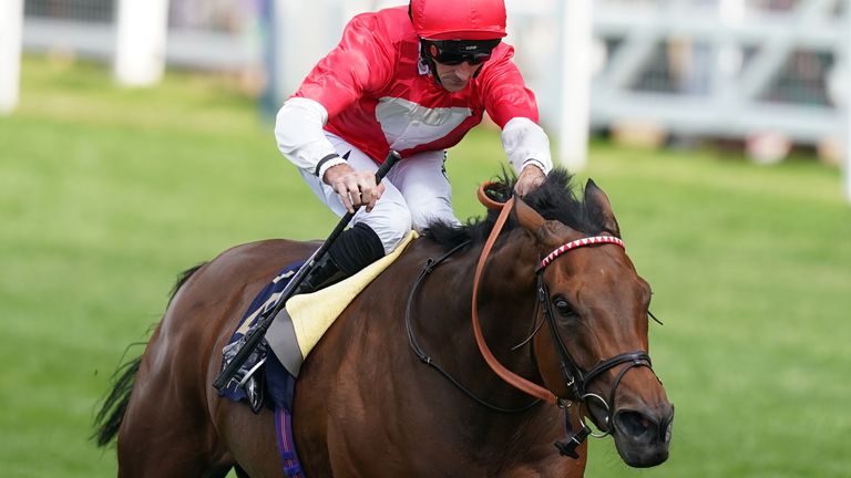 Danny Tudhope steers Rogue Millennium to victory in the Duke Of Cambridge Stakes at Royal Ascot