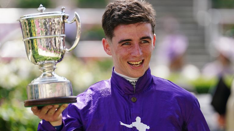 Rossa Ryan celebrates after Royal Ascot victory on Valiant Force