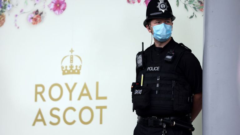 Police at Royal Ascot