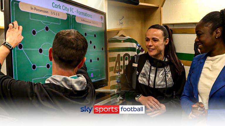 Sky Sports is granted access all areas on gameday at Shamrock Rovers women where we follow Rovers captain and Ireland international Aine O&#39;Gorman behind the scenes at Tallaght Stadium as they face Cork City