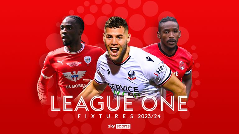 Sky Bet League One fixtures 2023/24