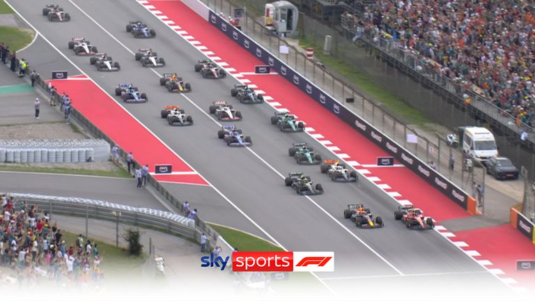 Race start - Spanish GP