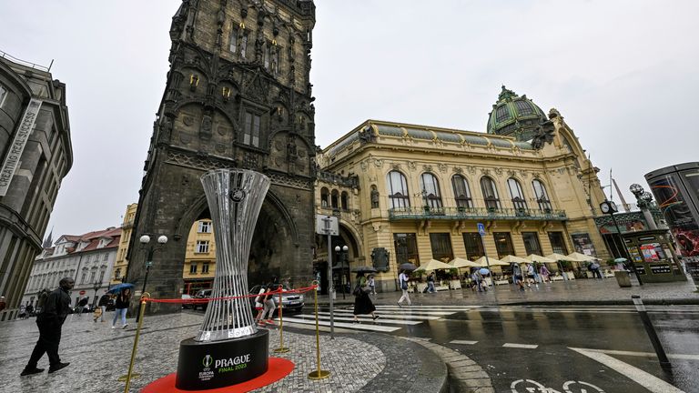 The Czech capital is preparing for the final