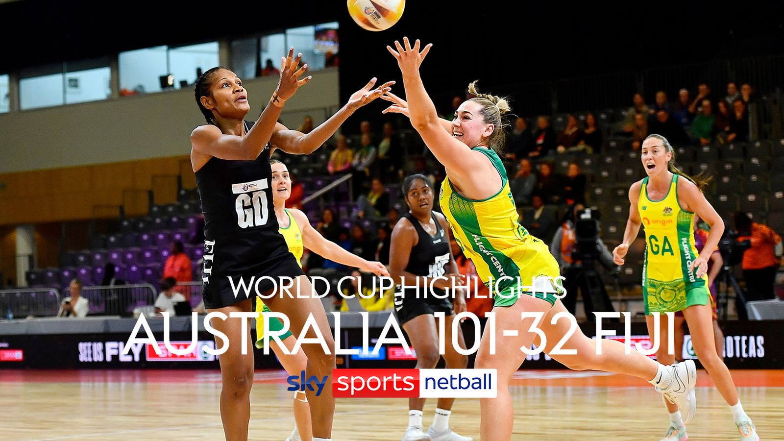Highlights: Australia score century against Fiji | Netball News | Sky ...