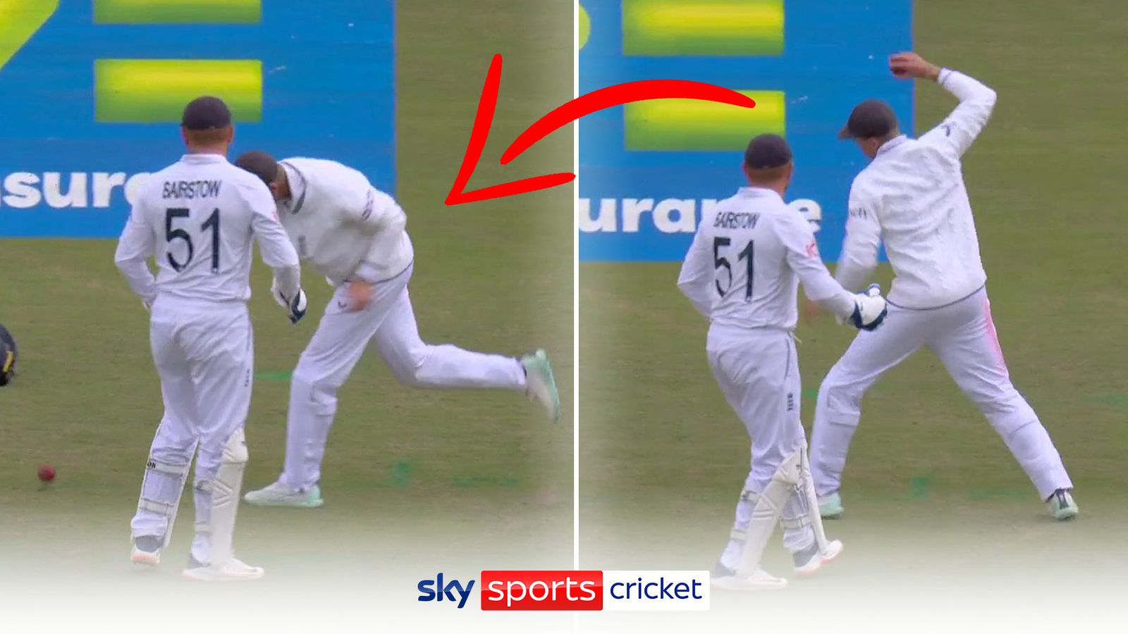 Finally! Joe Root's fired-up celebration after clinging on to catch ...