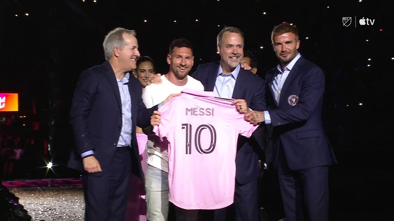 David Beckham Welcomes Lionel Messi In Spectacular Inter Miami Unveiling Football News Sky 2968