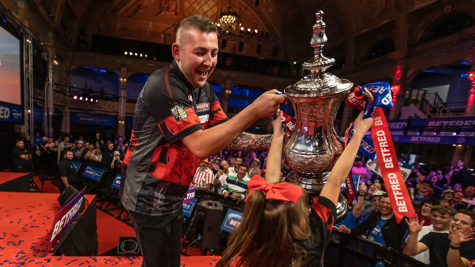World Matchplay Darts Nathan Aspinall faces Jonny Clayton in the final