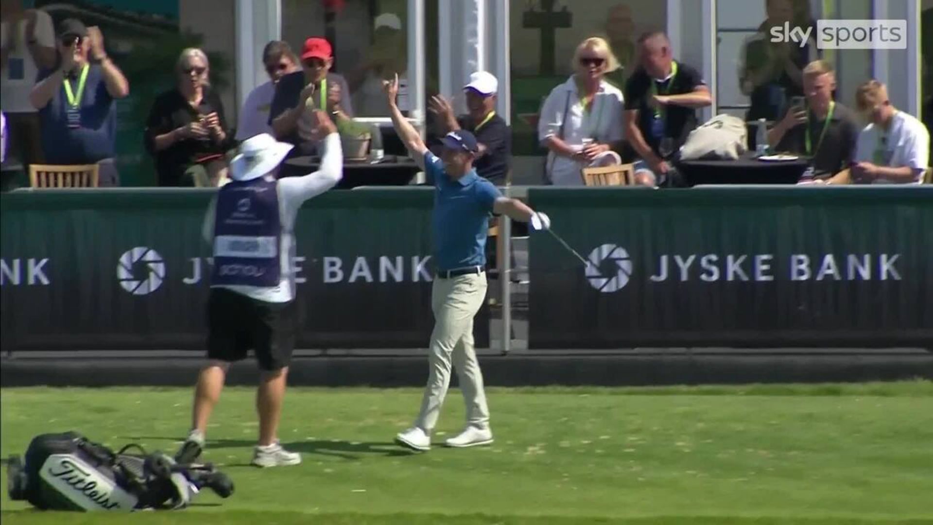 'It's Scotland's day!' | Forrest gets hole-in-one from just 94 yards!