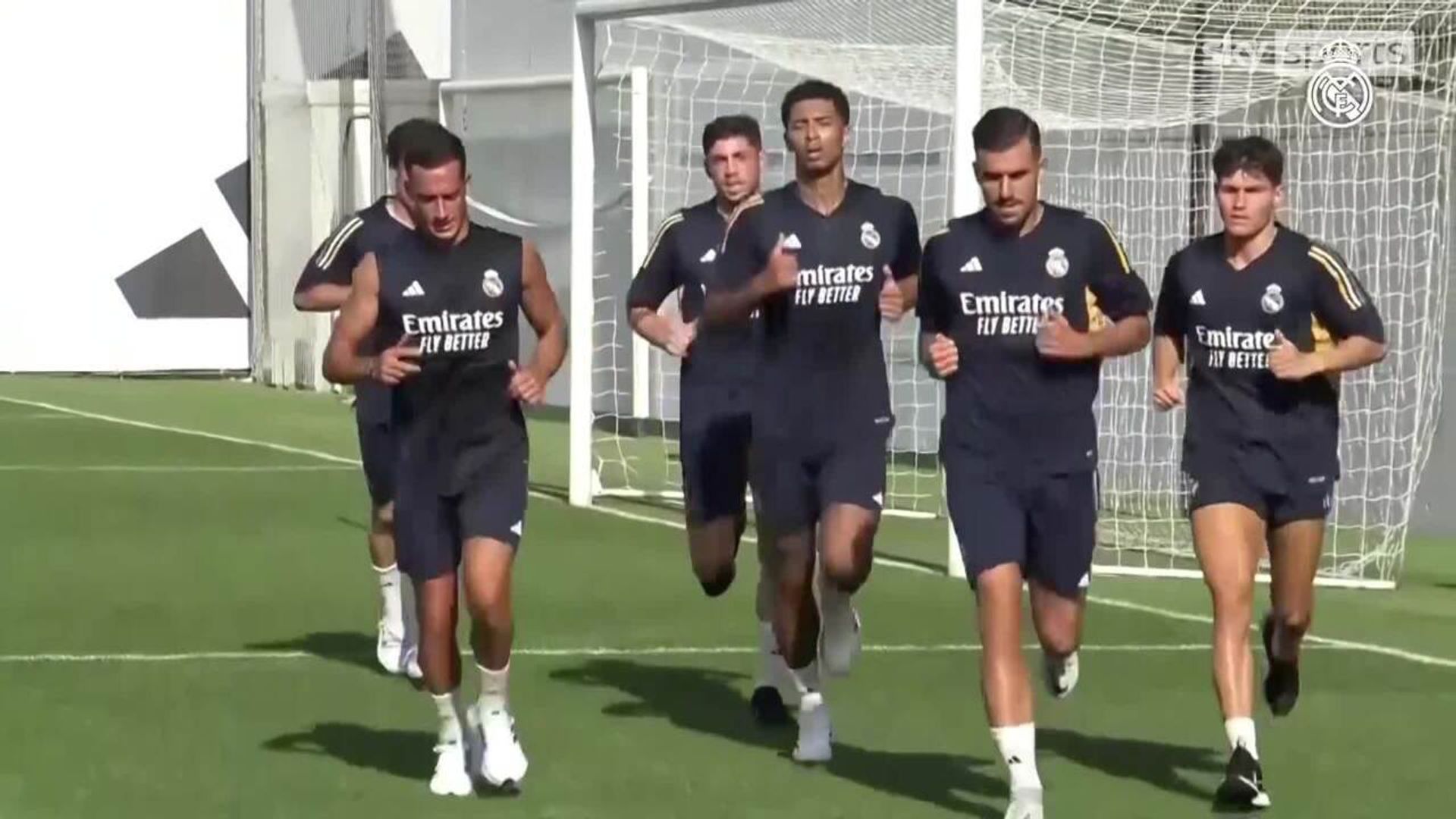 Bellingham looks sharp in first session with Real Madrid