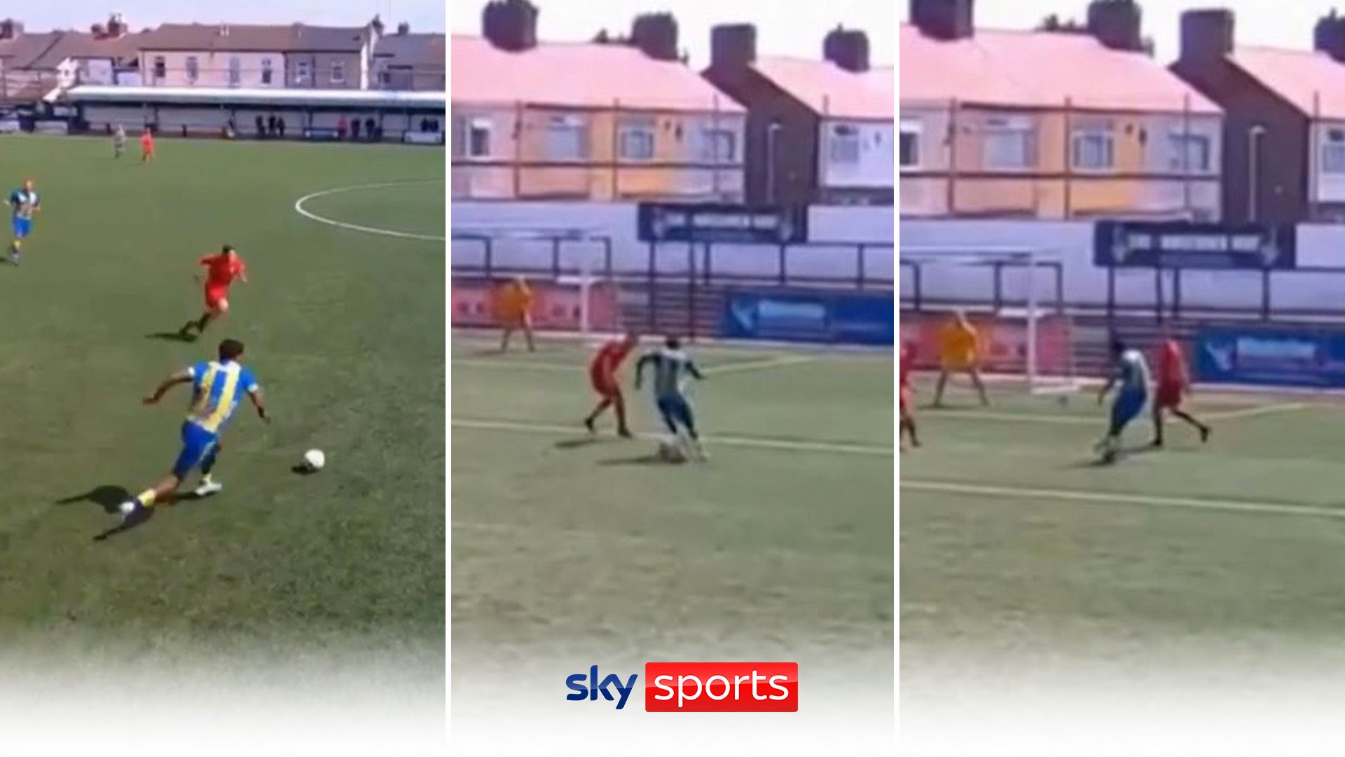 Best grassroots goal ever? Halfway line run, stepovers AND Rabona!