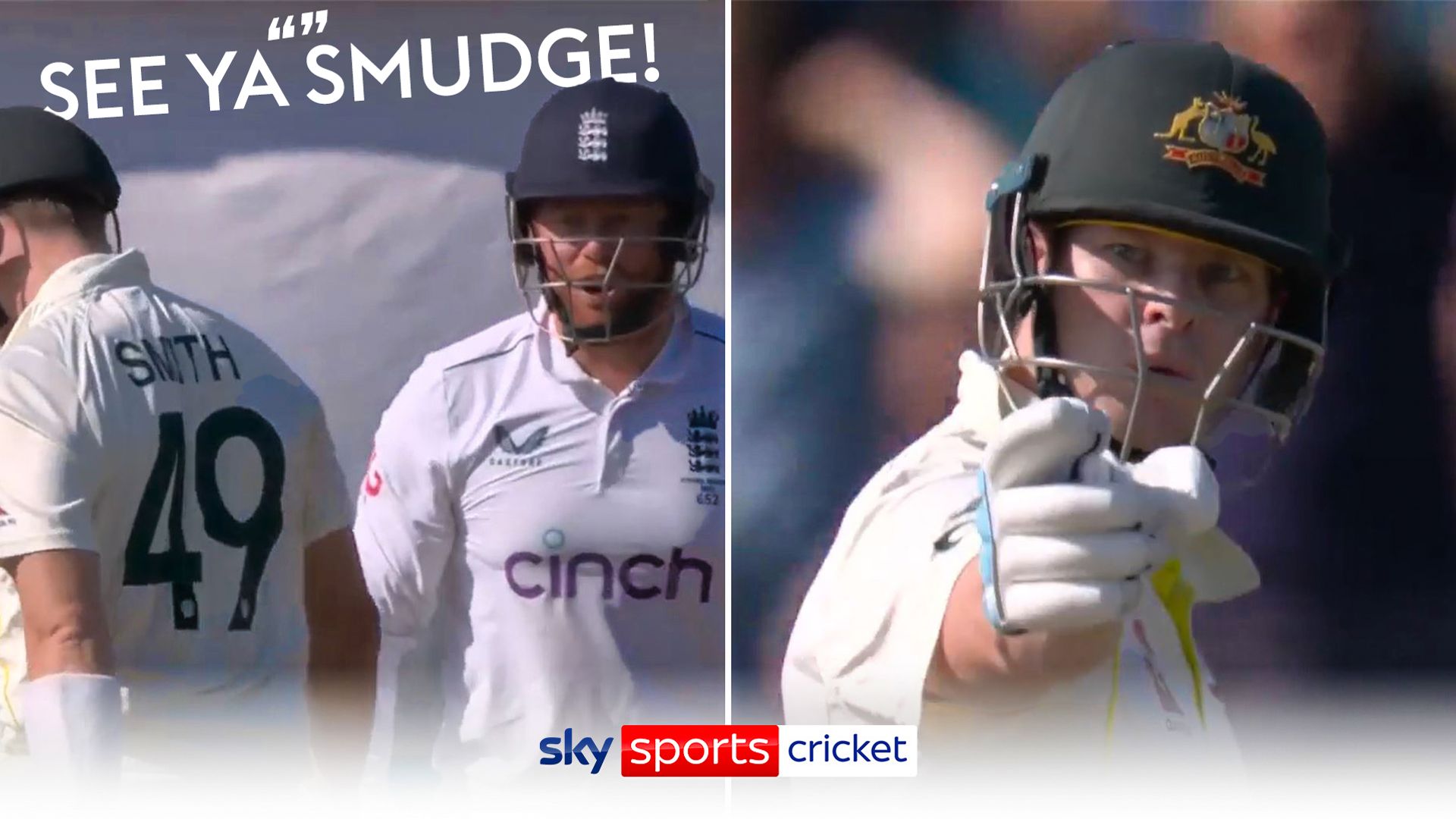 'See ya, Smudge!' - Bairstow has final say after Smith dismissed