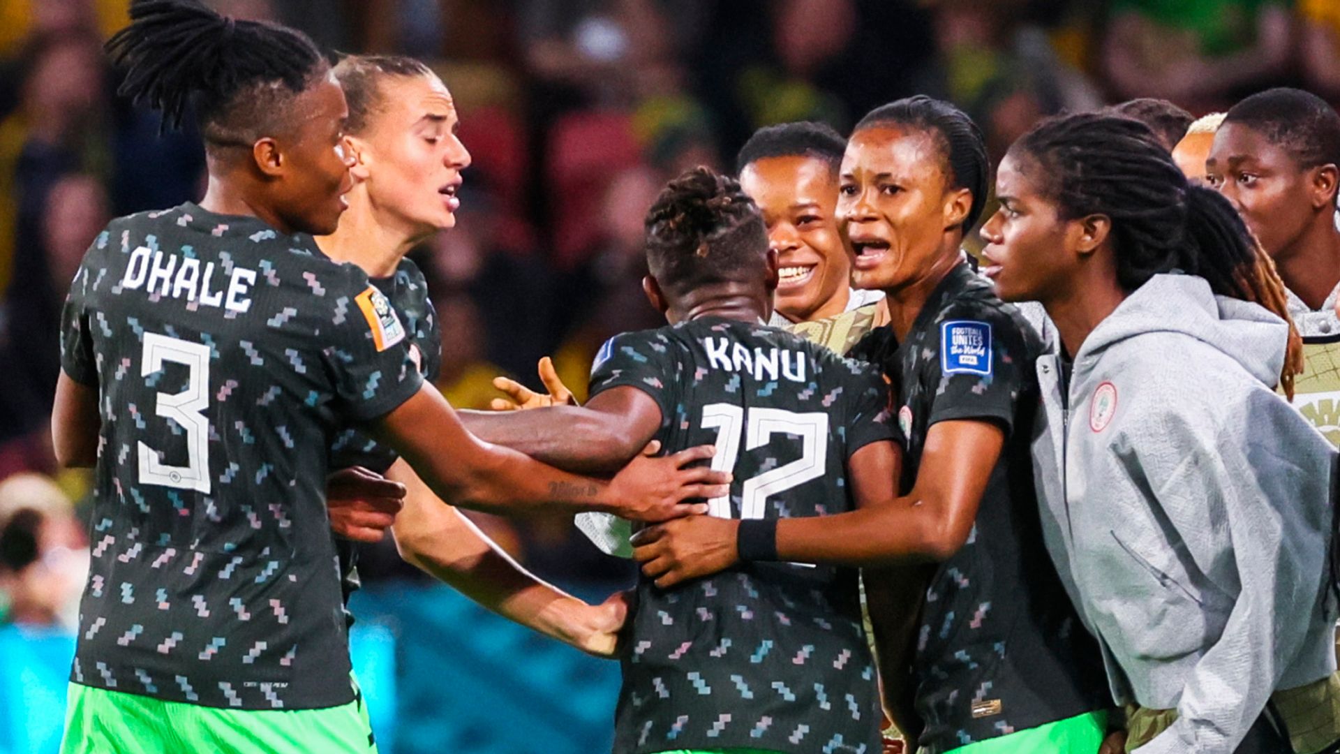 Australia falter as impressive Nigeria blow Group B wide open