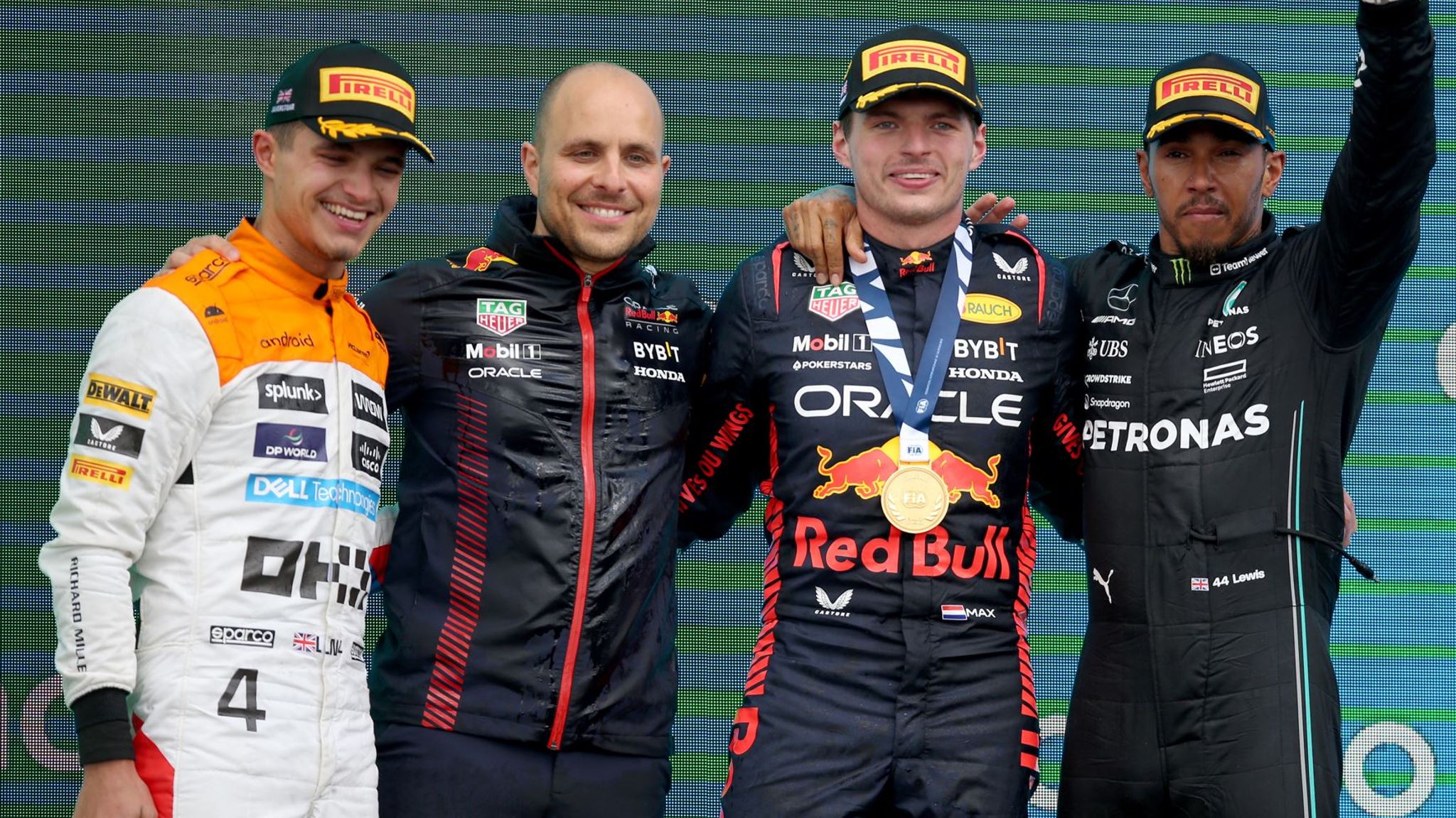 British Grand Prix result: Lando Norris and Lewis Hamilton heroes as Max  Verstappen wins - Mirror Online