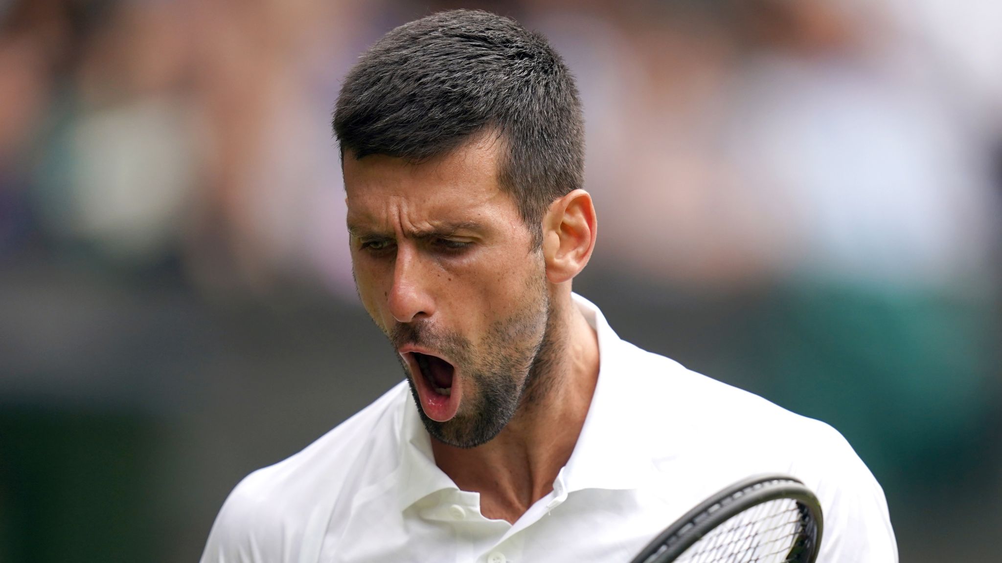 Wimbledon Novak Djokovic grinds down Andrey Rublev to claim Wimbledon semi-final place Tennis News Sky Sports