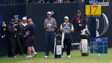 Have you ever seen this at The Open?! Lamprecht brings the noise at the 17th