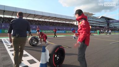 'Red Bulls collide!' | F1 drivers take on entertaining tyre challenge!