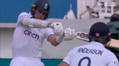 'That goes all the way!' | Watch Broad smash his last ever Test ball for six!