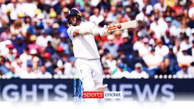 Old Trafford roars as Anderson pulls for a boundary