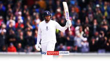 Bairstow smashes a six to reach half-century