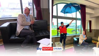 'We are going to get wet!' | Rain falling inside at Old Trafford!