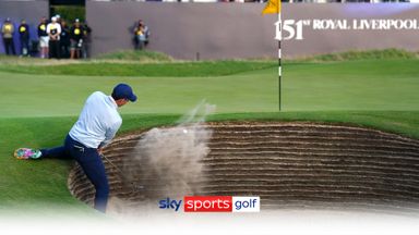 'That's unreal' | McIlroy's outrageous bunker shot on 18th!