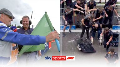Radio wisecracks & ANOTHER trophy mishap! | Belgian GP's funniest moments