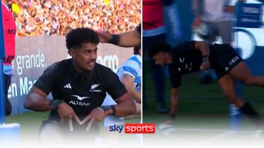Narawa scores on All Black debut | 'Wow what a moment, young man congratulations!'
