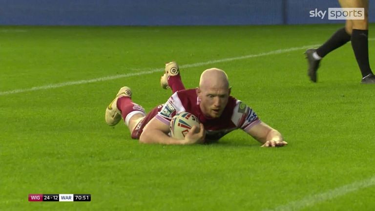 A moment of brilliance from Jai Field set up Liam Farrell for the simple score as Wigan completed a hard-fought 24-12 win over Warrington in the Super League