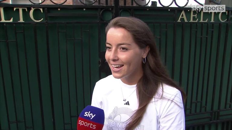 Great Britain's Jodie Burrage Gets First Ever Wimbledon Win | 'I Can't ...