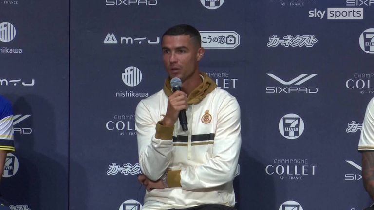 Cristiano Ronaldo 'excited' to face PSG & Inter Milan with Al