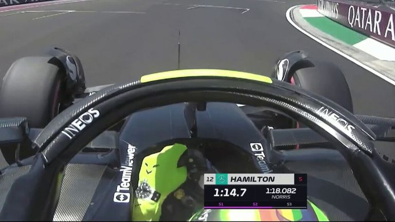 Lewis Hamilton encabezó la tabla de tiempos en la última sesión de entrenamientos del GP de Hungría.