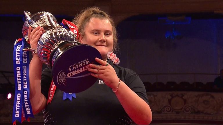 The best of the action from the Women's World Matchplay at the Winter Gardens in Blackpool as Greaves lifted the title