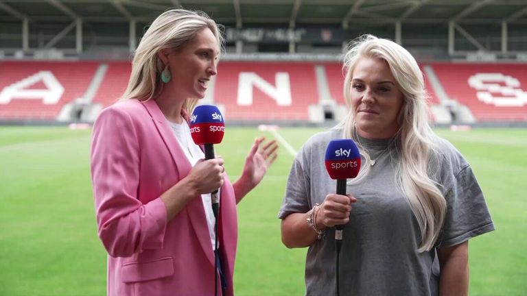 Leeds Rhinos' Amy Hardcastle shares why she is looking forward to the first Women's Challenge Cup final being played at Wembley