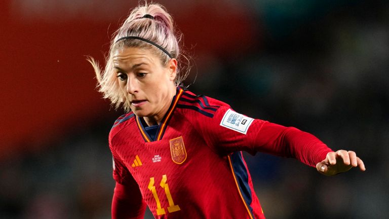 Alexia Putellas made her first competitive start for Spain since overcoming an ACL injury