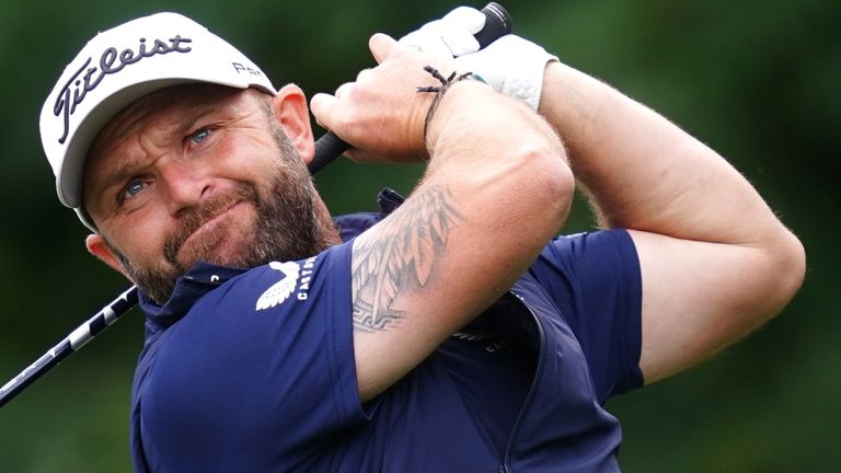 Andy Sullivan is part of a six-way tie for the lead at the British Masters